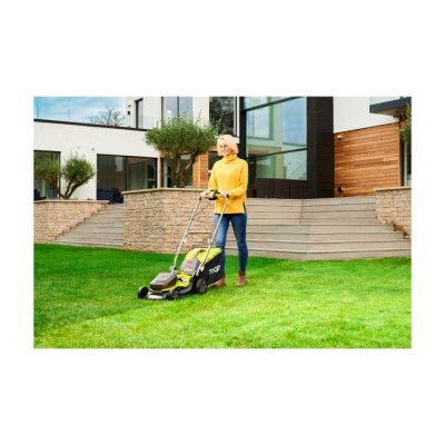 Tondeuse hybride RYOBI 18V One coupe 37cm - 2 batteries 5.0 Ah - 1 chargeur rapide RY18LMH37A-250