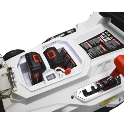 Tondeuse a batterie 37cm 40V - ELEM - TDE40V37-LI2BF - Fonction mulching - Moteur a induction