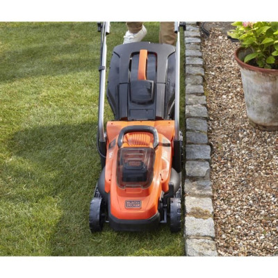 Tondeuse a Gazon Electrique Sans Fil 36V BCMW3336L1-QW - BLACKDECKER - Coupe 33cm - Batterie 2,5 Ah - Mulching