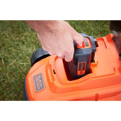 Tondeuse a Gazon Electrique Sans Fil 36V BCMW3336L1-QW - BLACKDECKER - Coupe 33cm - Batterie 2,5 Ah - Mulching