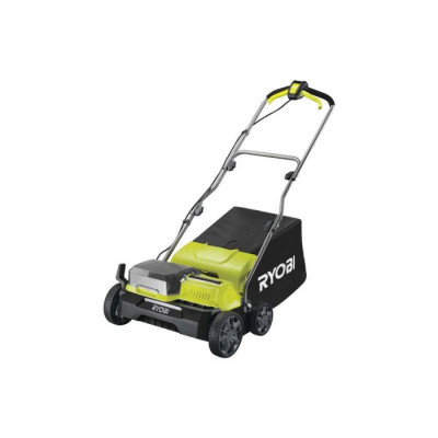 RYOBI - Scarificateur / aérateur 18V Brushless Ø 35 cm 2-en-1 - 2 batteries lithium 18V 4,0 Ah et chargeur - RY18SFX35A-240