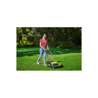 RYOBI - Scarificateur / aérateur 18V Brushless Ø 35 cm 2-en-1 - 2 batteries lithium 18V 4,0 Ah et chargeur - RY18SFX35A-240