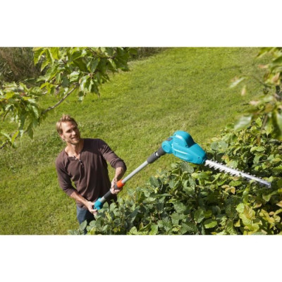 Taille-haies télescopique électrique GARDENA - THS 500/48 - 500W - 48 cm - Tete inclinable