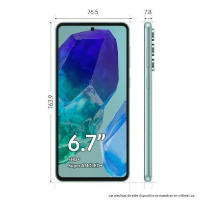 Smartphone Samsung M556 8-128 GREE V2 6,7" 8 GB RAM 128 GB Vert clair