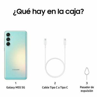 Smartphone Samsung M556 8-128 GREE V2 6,7" 8 GB RAM 128 GB Vert clair