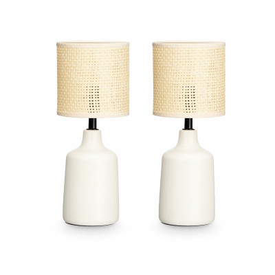 Lampe de bureau Blanc 60 W 2 Unités