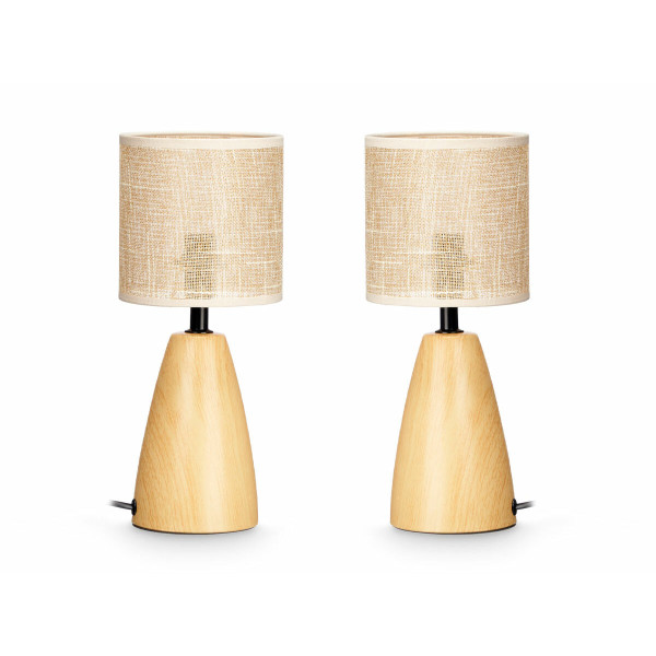 Lampe de bureau Marron 60 W 2 Unités