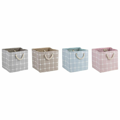 Boîte Décorative DKD Home Decor Polyester EVA (30 x 30 x 30 cm) (4 Unités) Boîte Décorative DKD Home Decor Polyester EVA (30 x 30 x 30 cm) (4 Unités)