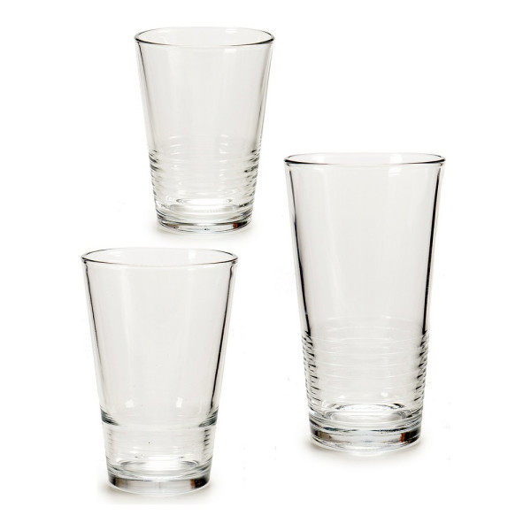 Set de Verres Vivalto Transparent Verre (18 Pièces) 6 x (51 cl) / 6 x (34 cl) / 6 x (23 cl)