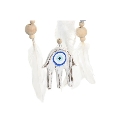 Décoration Suspendue DKD Home Decor Bleu Blanc Plume méditerranéen (14 x 5 x 45 cm) (2 Unités) Décoration Suspendue DKD Home Decor Bleu Blanc Plume méditerranéen (14 x 5 x 45 cm) (2 Unités)