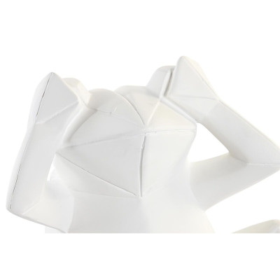 Figurine Décorative DKD Home Decor 18,5 x 13 x 17,8 cm Blanc Grenouille (3 Unités) Figurine Décorative DKD Home Decor 18,5 x 13 x 17,8 cm Blanc Grenouille (3 Unités)