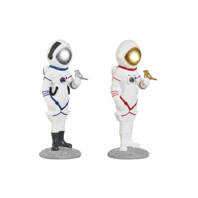 Figurine Décorative Home ESPRIT Bleu Blanc Rouge Argenté Femme Astronaute 10 x 11 x 29 cm (2 Unités) Figurine Décorative Home ESPRIT Bleu Blanc Rouge Argenté Femme Astronaute 10 x 11 x 29 cm (2 Unités)