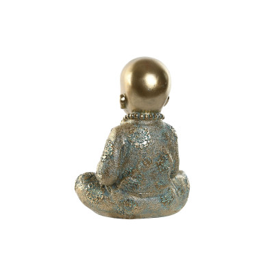 Figurine Décorative Home ESPRIT Doré Moine Oriental 17 x 13,6 x 21,8 cm Figurine Décorative Home ESPRIT Doré Moine Oriental 17 x 13,6 x 21,8 cm
