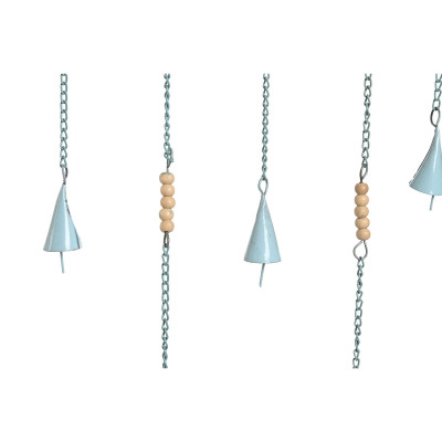 Décoration Suspendue Home ESPRIT Bleu Blanc Gris Rose Fer Oriental Fleur de Lotus (4 Unités) Décoration Suspendue Home ESPRIT Bleu Blanc Gris Rose Fer Oriental Fleur de Lotus (4 Unités)