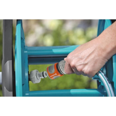 Dévidoir portable 50 Classic - GARDENA - Structure compacte - Anti-goutte - Garantie 5 ans