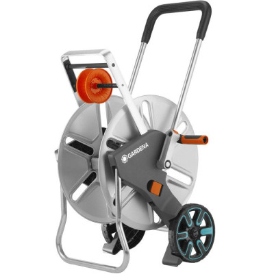Dévidoir métal sur roues CleverRoll L Easy GARDENA - Longueur max 100m - Pour grand jardin - Garantie 5 ans