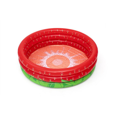 Pataugeoire gonflable pour enfants Bestway Fraise 168 x 38 cm