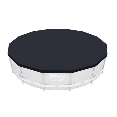Bâches de piscine Bestway Ø 427 cm Noir