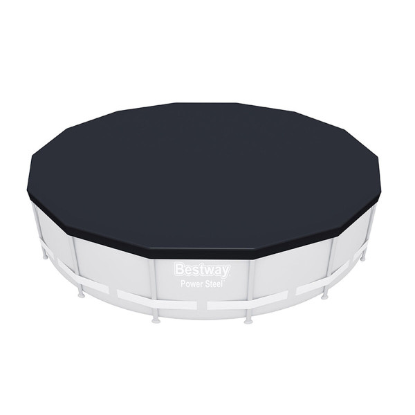 Bâches de piscine Bestway Ø 427 cm Noir