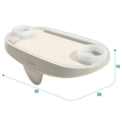 Plateau Intex 28520 PureSpa Lumière LED