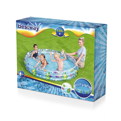 Pataugeoire gonflable pour enfants Bestway Marin 183 x 33 cm