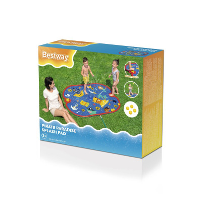Bestway Aspersor Gonflable Pirate 170x140 cm 2 Ans Jardin 52725