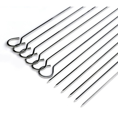 Ensemble de brochettes pour barbecue Algon Métal 27 cm 6 Pièces (24 Unités)