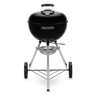 Barbecue a charbon WEBER Original Kettle E-4710 - Acier émailé - Diametre 47cm - Thermometre intégré au couvercle - Systeme