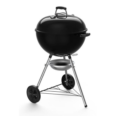 Barbecue a charbon - WEBER - Original Kettle E-5710 - Grille en acier chromé - Thermometre intégré