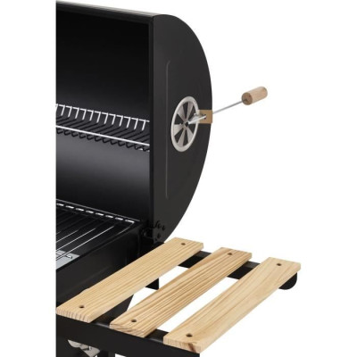 Barbecue a charbon - COOKING BOX - MIKE EVOLUTION - 142 X 57 X 112 cm - Noir