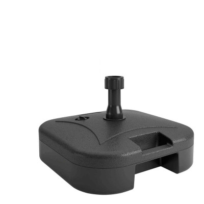 Base pour parapluie Aktive 44,5 x 12,5 x 44,5 cm Noir Plastique Base pour parapluie Aktive 44,5 x 12,5 x 44,5 cm Noir Plastique