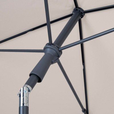 Parasol Aktive Crème Acier 200 x 230 x 125 cm Parasol Aktive Crème Acier 200 x 230 x 125 cm