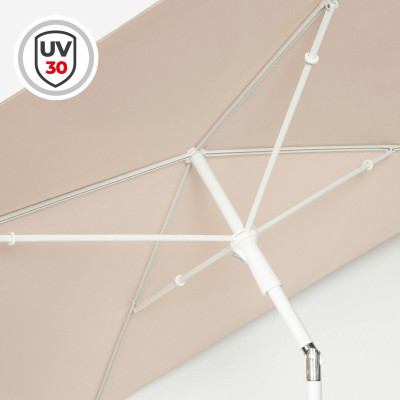 Parasol Aktive 180 x 220 x 145 cm Gris foncé