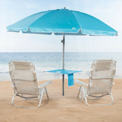 Parasol Aktive Acier Tissu Oxford 210 x 205 x 210 cm Parasol Aktive Acier Tissu Oxford 210 x 205 x 210 cm