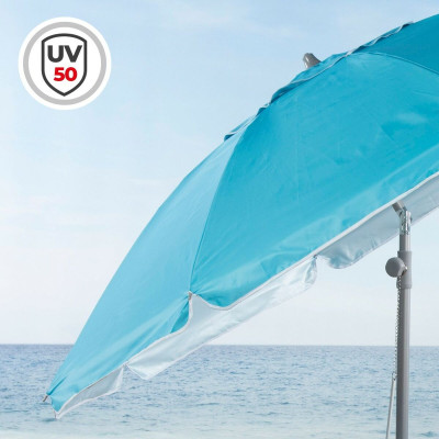 Parasol Aktive Acier Tissu Oxford 210 x 205 x 210 cm Parasol Aktive Acier Tissu Oxford 210 x 205 x 210 cm