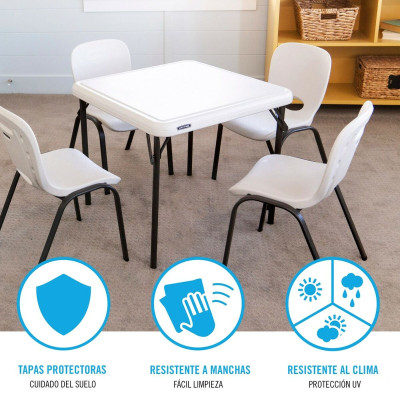 Table pour enfant Lifetime Blanc Pliable 61 x 53,5 x 61 cm Acier Plastique Table pour enfant Lifetime Blanc Pliable 61 x 53,5 x 61 cm Acier Plastique