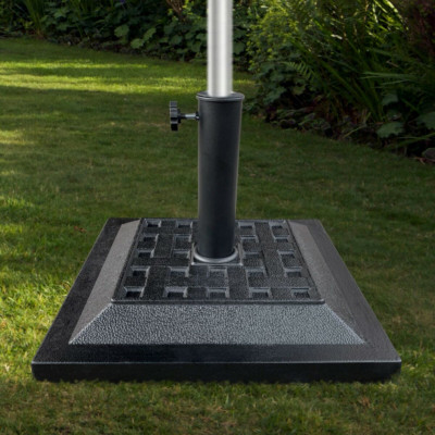 Base pour parapluie Aktive 44 x 33 x 44 cm Noir Plastique Base pour parapluie Aktive 44 x 33 x 44 cm Noir Plastique