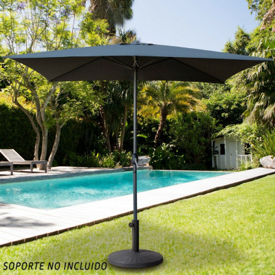 Parasol Aktive 300 x 245 x 200 cm Anthracite Aluminium Parasol Aktive 300 x 245 x 200 cm Anthracite Aluminium
