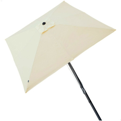 Parasol Aktive 300 x 271 x 300 cm Acier Aluminium Crème Parasol Aktive 300 x 271 x 300 cm Acier Aluminium Crème