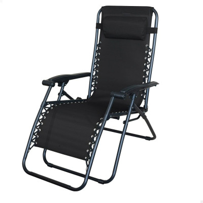 Chaise longue Aktive Noir 52 x 102 x 68 cm Chaise longue Aktive Noir 52 x 102 x 68 cm