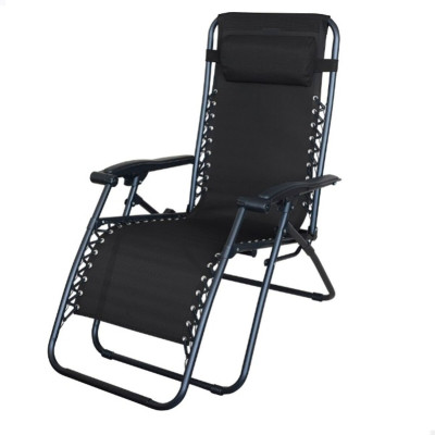 Chaise longue Aktive Noir 52 x 102 x 68 cm Chaise longue Aktive Noir 52 x 102 x 68 cm