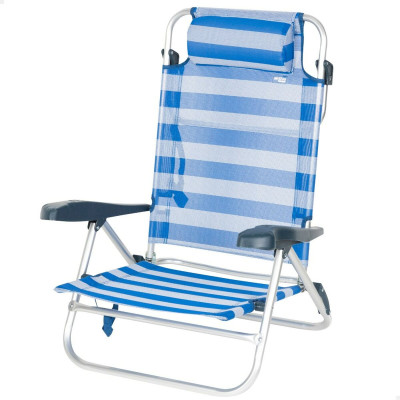 Chaise de Plage Aktive 47 x 82 x 49 cm (2 Unités) Chaise de Plage Aktive 47 x 82 x 49 cm (2 Unités)