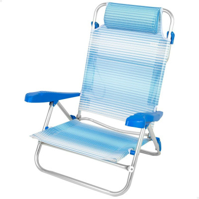 Chaise de Plage Aktive 47 x 82 x 49 cm (2 Unités) Chaise de Plage Aktive 47 x 82 x 49 cm (2 Unités)