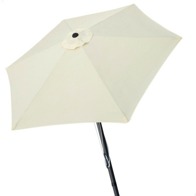 Parasol Aktive 300 x 248,5 x 300 cm Acier Aluminium Crème Ø 300 cm Parasol Aktive 300 x 248,5 x 300 cm Acier Aluminium Crème Ø 300 cm