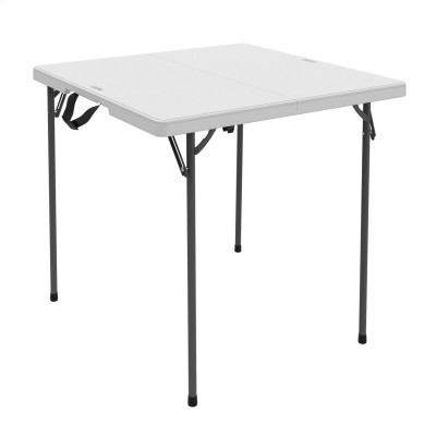 Table Piable Lifetime Blanc Acier Plastique 94 x 74 x 94 cm Table Piable Lifetime Blanc Acier Plastique 94 x 74 x 94 cm