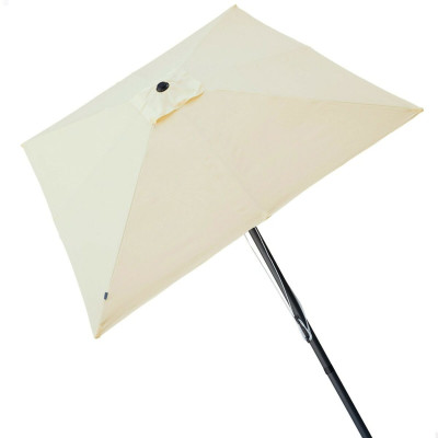 Parasol Aktive 270 x 261 x 270 cm Acier Aluminium Crème Parasol Aktive 270 x 261 x 270 cm Acier Aluminium Crème