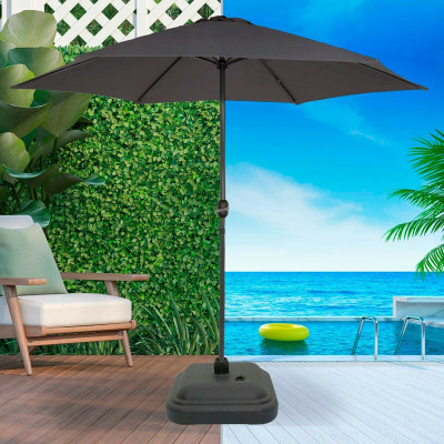 Base pour parapluie Aktive Noir Plastique 35 x 13 x 35 cm Base pour parapluie Aktive Noir Plastique 35 x 13 x 35 cm