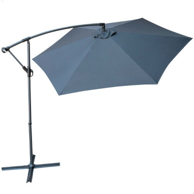 Parasol Aktive Gris 300 x 247 x 300 cm Aluminium Ø 300 cm Parasol Aktive Gris 300 x 247 x 300 cm Aluminium Ø 300 cm