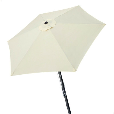 Parasol Aktive 270 x 236 x 270 cm Ø 270 cm Acier Aluminium Crème Parasol Aktive 270 x 236 x 270 cm Ø 270 cm Acier Aluminium Crème
