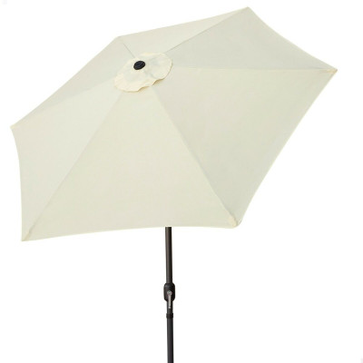 Parasol Aktive 300 x 247 x 300 cm Acier Aluminium Crème Ø 300 cm Parasol Aktive 300 x 247 x 300 cm Acier Aluminium Crème Ø 300 cm